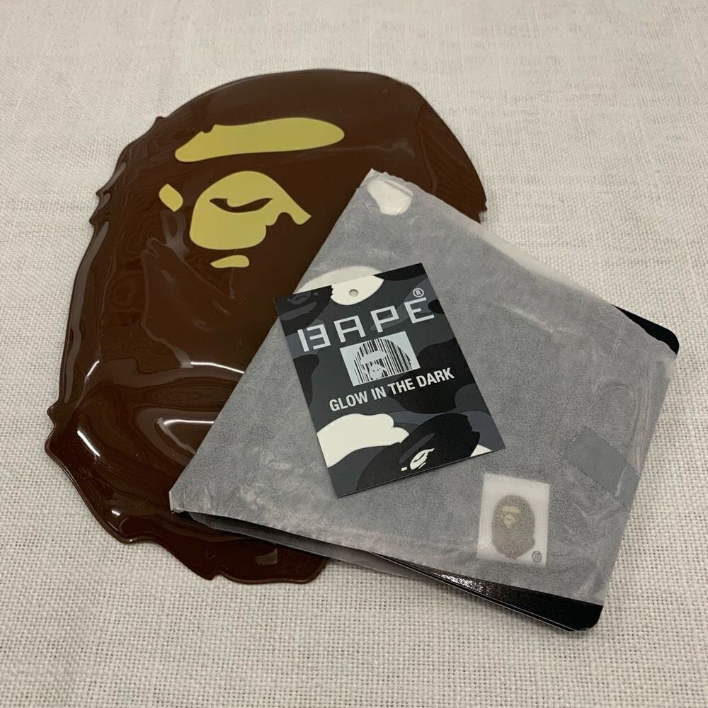 NEW A Bathing Ape BAPE Face Mask 100% Authentic Glow In The Dark Camo